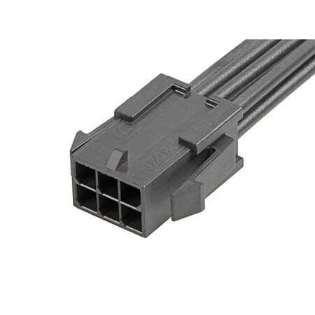 Molex Push-In Wire Connector, 18 AWG Max, Black, Nylon Insulation, 300 V, 8.5 A 2147581063